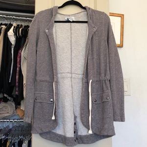 Gray Hooded jacket